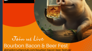 Bourbon drinking pig designed for the bourbon bowl smoker and the bourbon bacon & beer festival